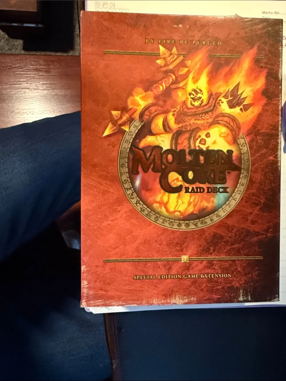 Unsealed but never used Molten Core Raid Deck - Fiery Special Edition Game Expan